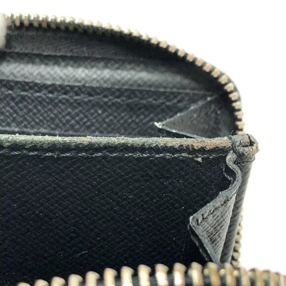 Auth LOUIS VUITTON N63076 Damier Graphite zip-around coin purse coin purse - Picture 16 of 16